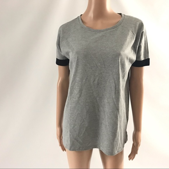 DISBEST Womens T-Shirt Size M Gray Comfy Loose - Picture 7 of 7